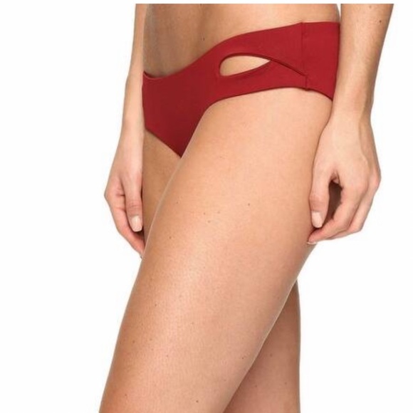 BECCA by Rebecca Virtue Color Code Crossover Side Cutout Hipster Bikini Bottoms - Picture 2 of 14